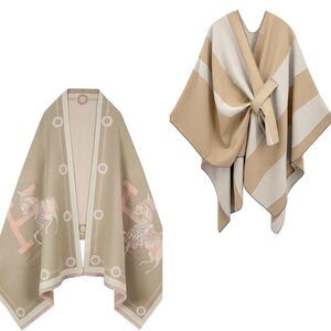 5825 Scarf For Women Pashmina Shawl Wrap & Soft Open/cross Front Poncho